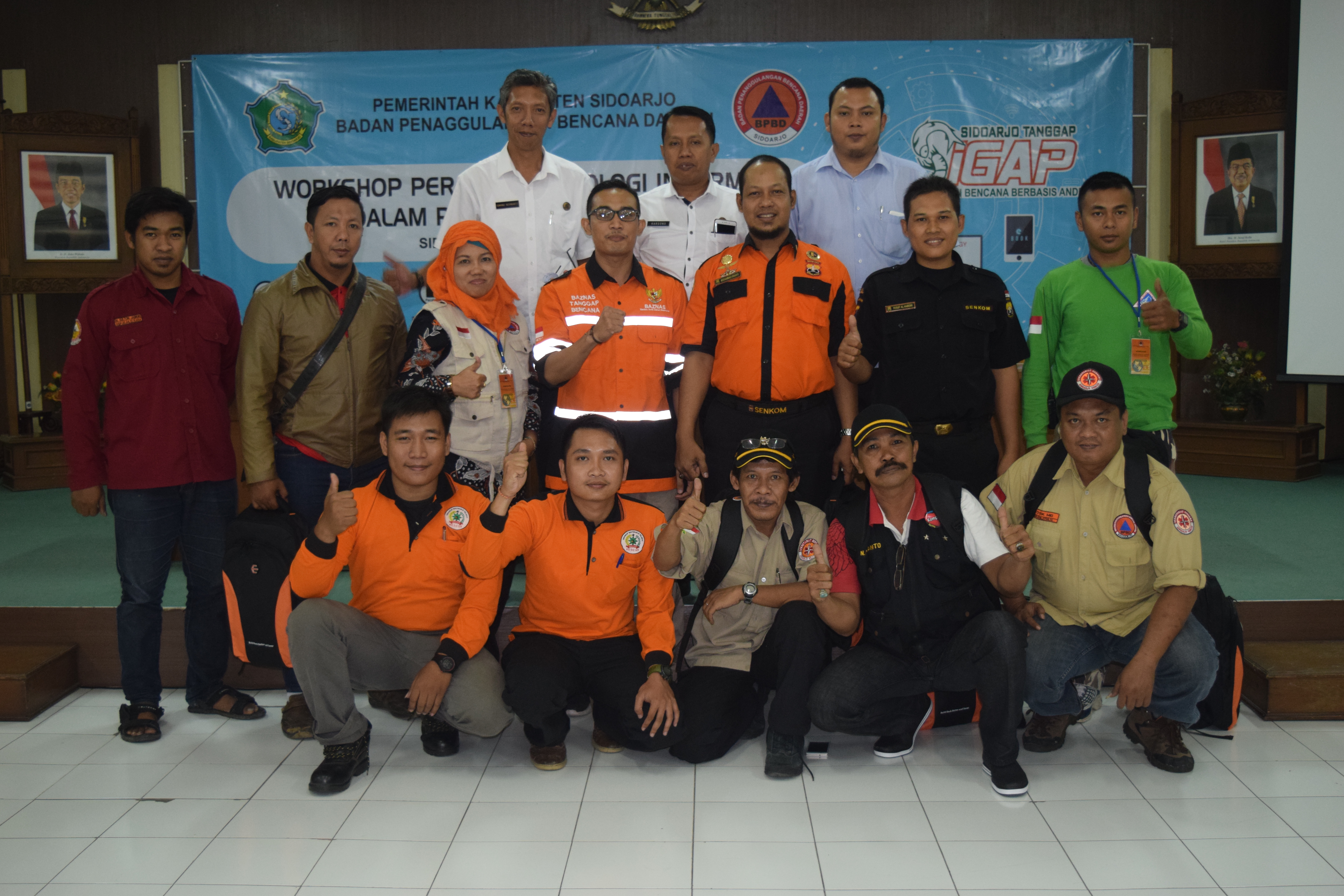 Workshop Peranan Teknologi Informasi Dalam Penanganan Bencana di Kabupaten Sidoarjo Tahun 2016