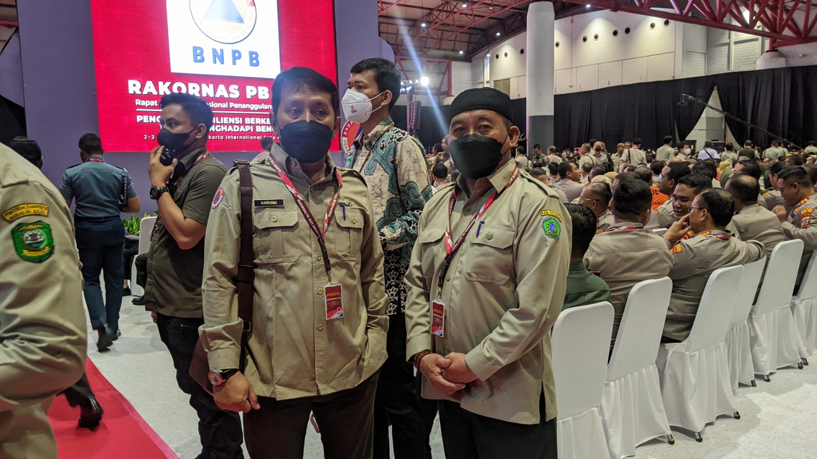 BPBD Kabupaten Sidoarjo mengikuti Rakornas PB di Jakarta International Expo, Jakarta