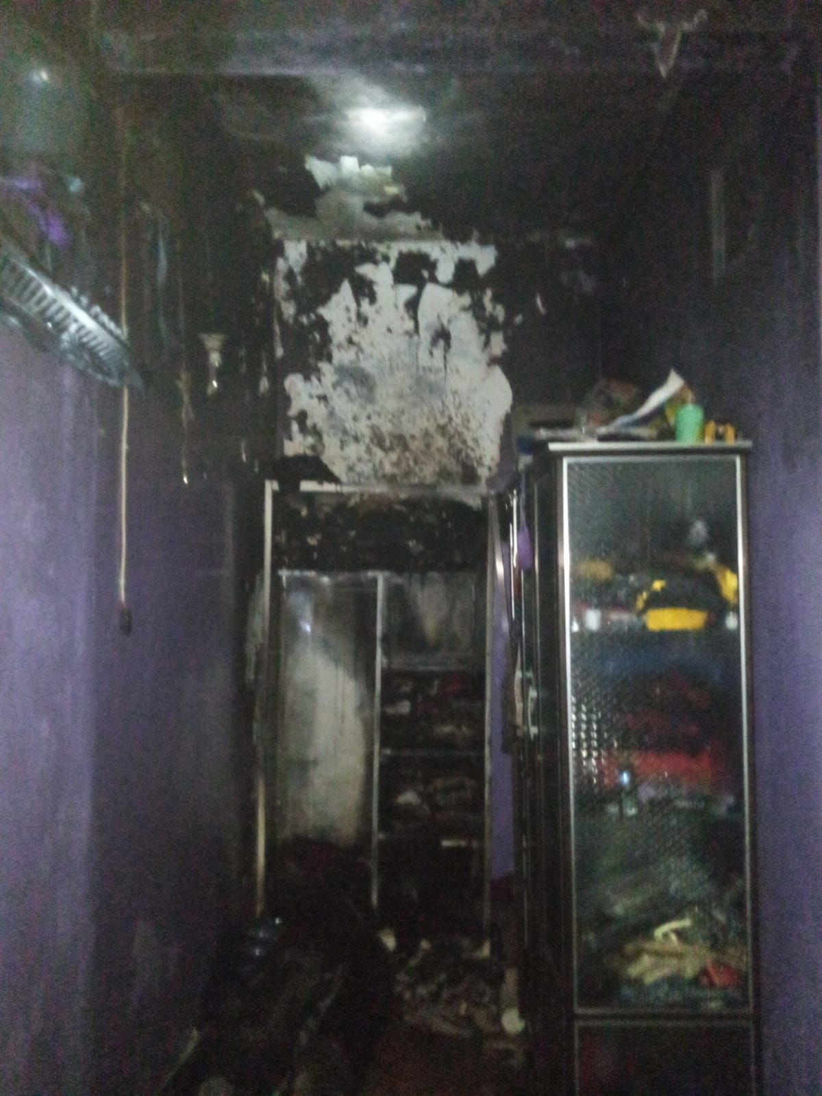 Kebakaran Rumah Warga di Perumahan Grand Masangan, Kecamatan Sukodono
