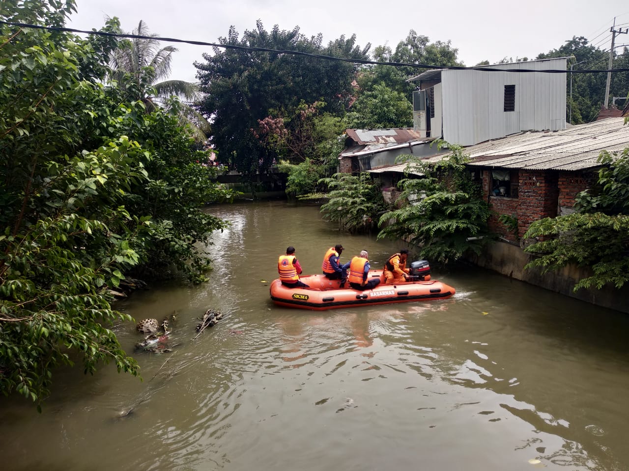 Korban Laka air Sungai Buntung Bungurasih ditemukan